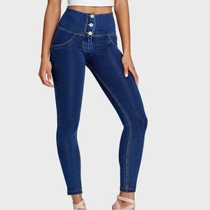 Freddy size 10 blue Jeans with 3 buttons